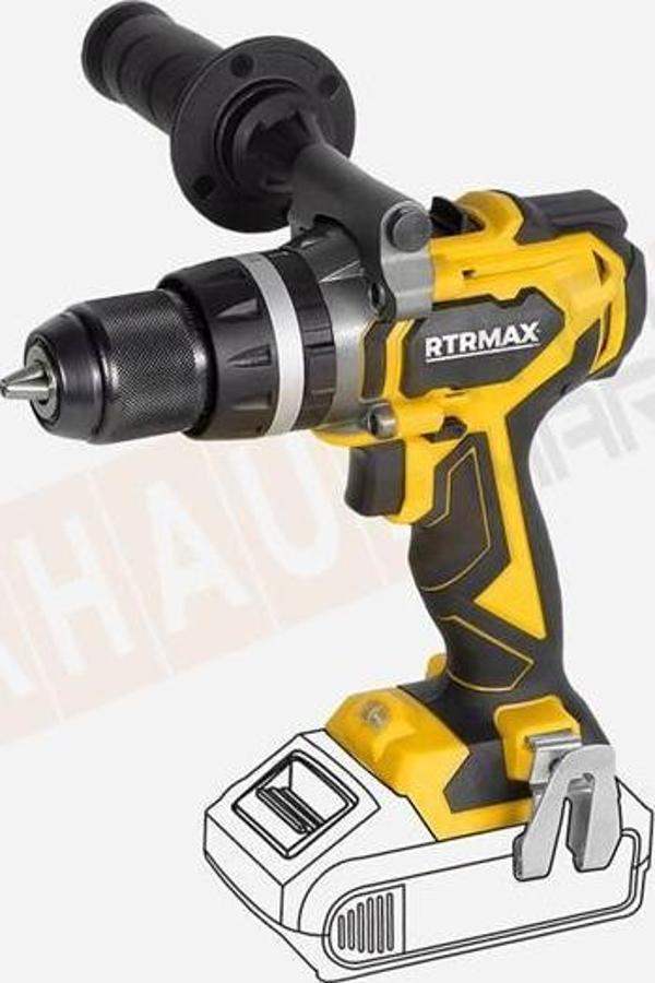 Rtrmax RTX3010B X-Lıon Rtx3010b Akülü Darbeli Matkap Kömürsüz 80Nm - Akü Ve Şarj Hariç - Image 1