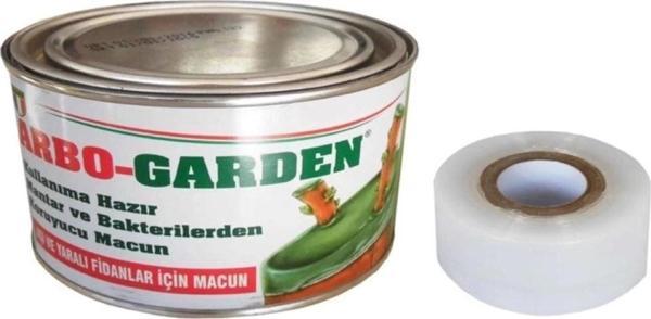 Arbo-garden Aşı Macunu Kullanıma Hazır Aşı Macunu 250 Gr Aşı Bağlama Bandı 30mm 135 Metre Şeffaf - Image 1