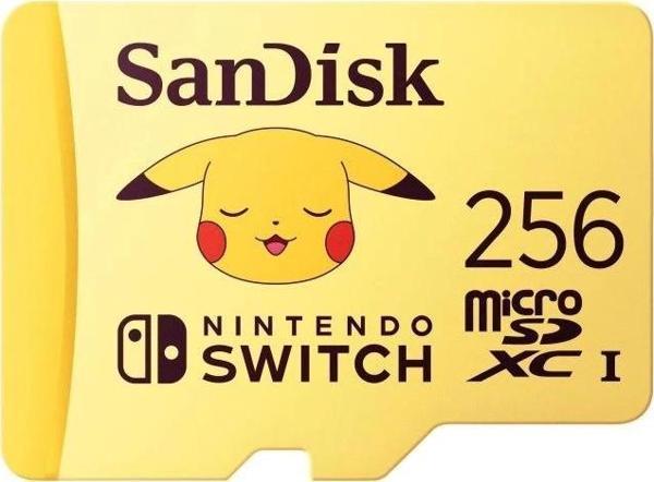 SanDisk MicroSDXC Kart Pokémon Pikachu 256 GB - Image 1