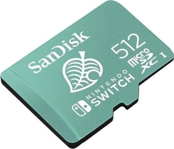 SanDisk MicroSDXC Kart Animal Crossing Leaf 512 GB - Image 1