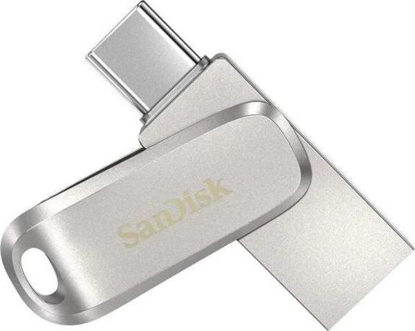 SanDisk Ultra Dual Drive Luxe USB Bellek 32 GB Silver - Image 1
