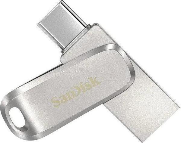 SanDisk Ultra Dual Drive Luxe USB Bellek 1 TB Silver - Image 1