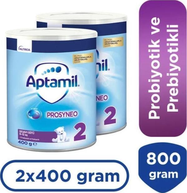 Aptamil Prosyneo 2 Devam Sütü 400 G 6-12 Ay X2 Adet - Image 1