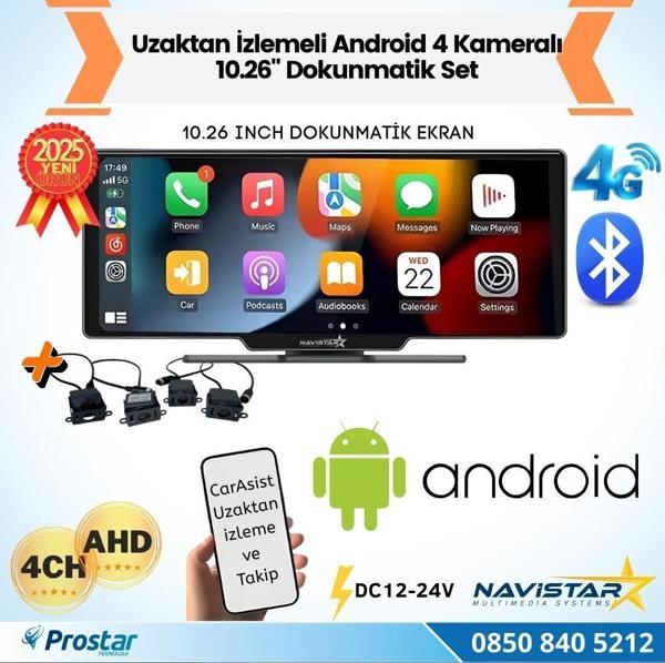 Profesyonel 10. 26 İnç Android Uzaktan İzlemeli Araç Dokunmatik Full Set - Image 1