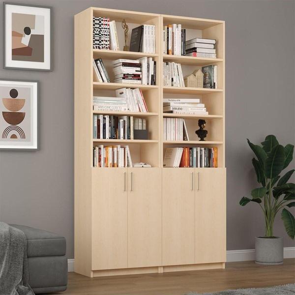 Akça Ağaç Kapaklı Kitaplı K-42 (MDFLAM) - Image 1