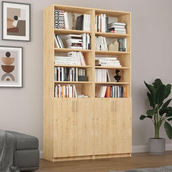 Safir Meşe Kapaklı Kitaplık K-40 - Image 1
