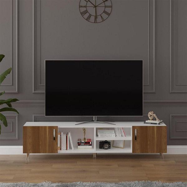 Tv Ünitesi Beyaz & Ceviz T-16 - Image 1