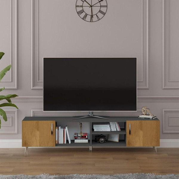 Tv Ünitesi Koyu Gri & Petra T-13 - Image 1