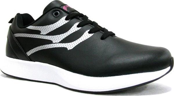 Tracker Siyah Gümüş Bağcıklı Sneaker Spor Ayakkabı - Image 1