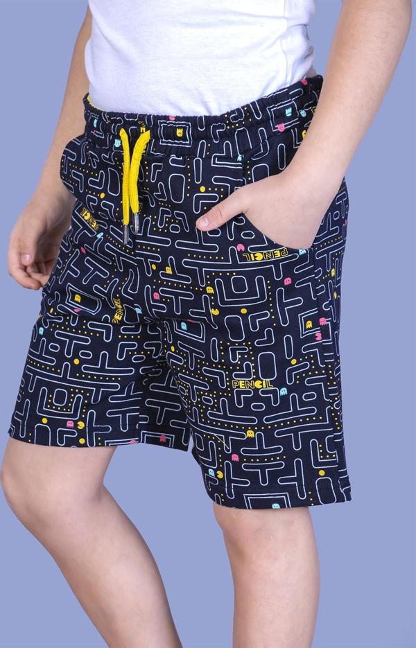 Toontoy Erkek Çocuk Pac-Man Baskılı Şort - Image 1
