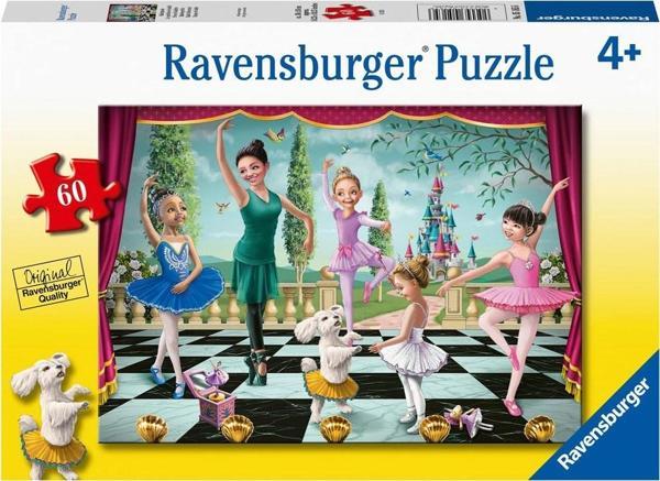 Ravensburger Çocuk Puzzle 60 Parça Bale Provası 51656 - Image 1