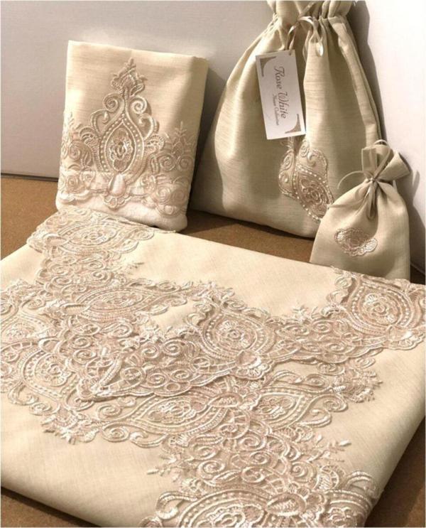 Rose White Gardenya Seccade Takımı - Image 1