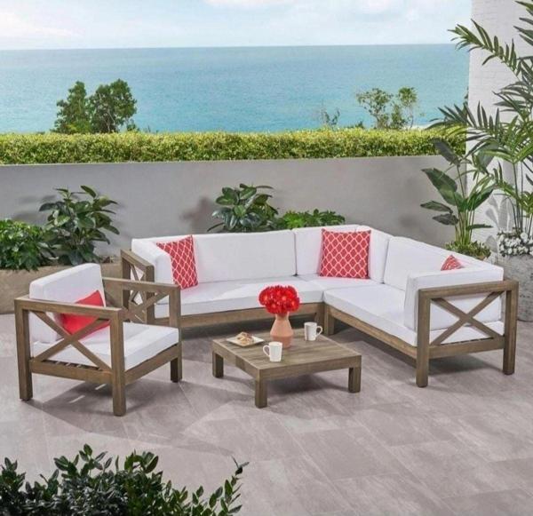 Andres Bahçe Balkon Teras Köşe Koltuk Takımı - Image 1