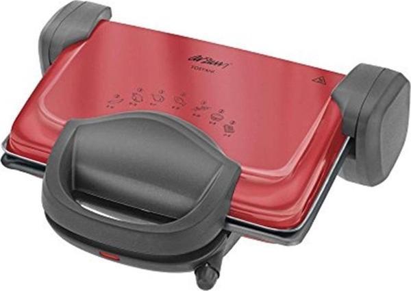 Ar287 Izgara Ve Tost Makinesi, 1800 W, Metal Plastik Teflon, Kırmızı - Image 1