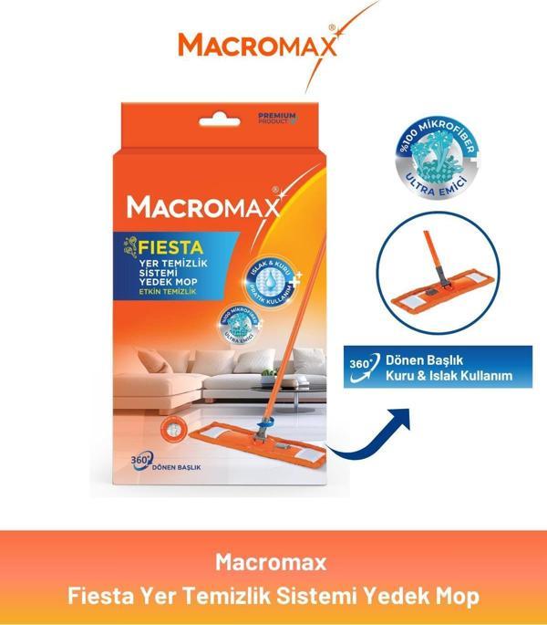 Macromax Fıesta Yer Temizlik Sistemi Mop Yedek - Image 1