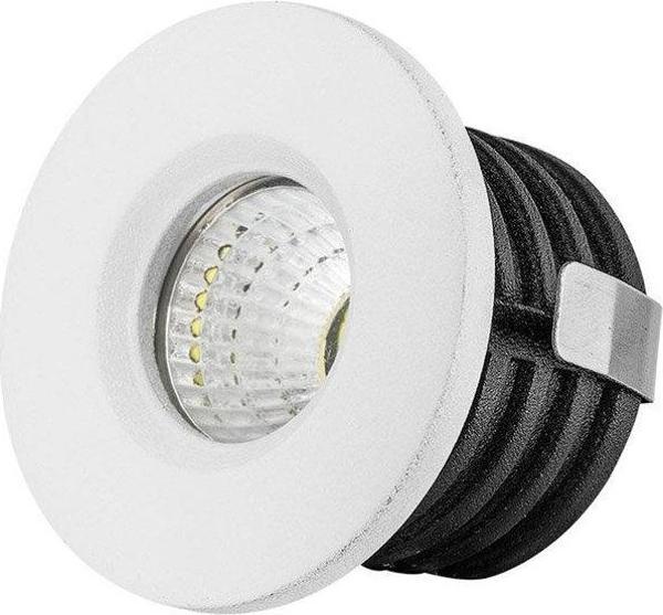 ACK 3W BEYAZ LED YILDIZ SPOT ARMATÜR (BEYAZ KASA) - Image 1