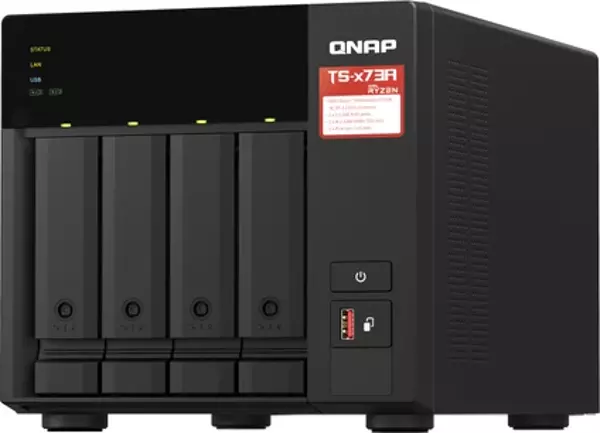 Qnap TS-473A-8G 4 HDD Yuvalı, 8gb Ram Nas Depolama Ünitesi (TS-473A-8G) - Image 1