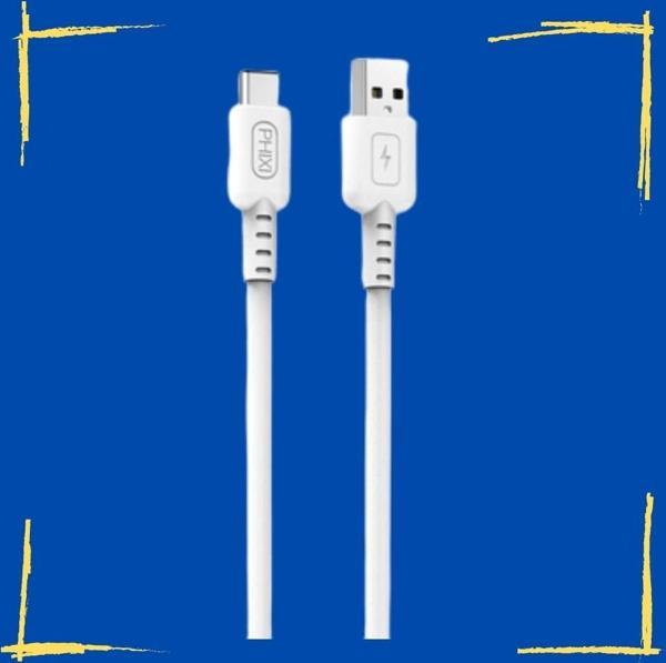 Phixi Force CB437T 2 Metre Type-C USB Şarj ve Data Kablosu –Dayanıklı ve Hızlı Şarj Desteği - Image 1