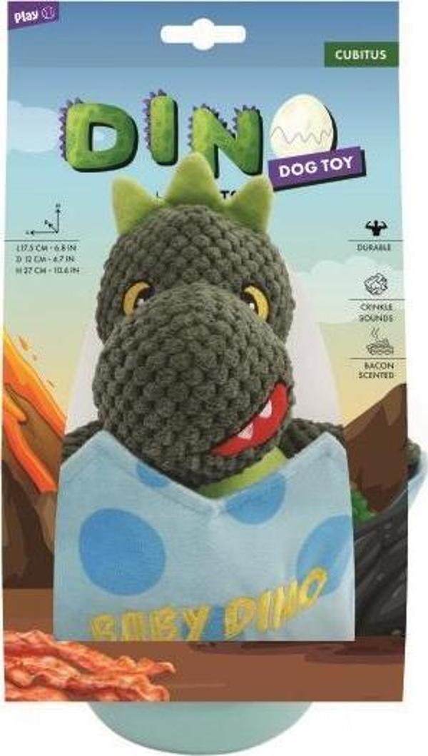 M-PETS PLAY DİNO CUBİTUS PASTIRMA AROMALI KÖPEK OYUNCAĞI - Image 1