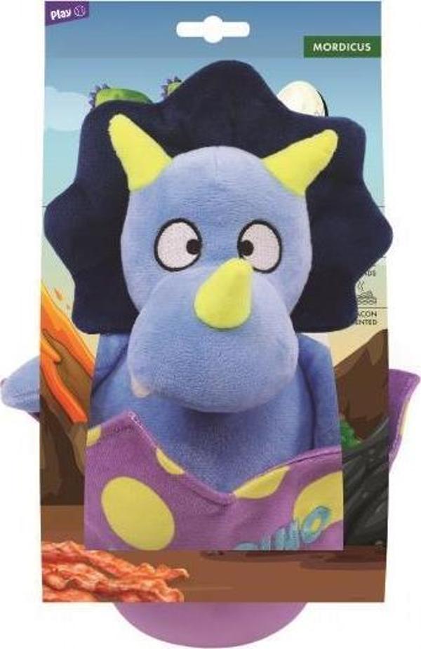 M-PETS PLAY DİNO MORDICUS PASTIRMA AROMALI KÖPEK OYUNCAĞI - Image 1