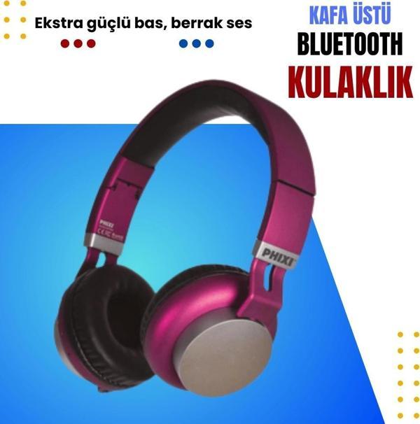 Phixi Force HP900 Bluetooth Kafaüstü Kulaklık - Güçlü Bas ve Yüksek Ses Kalitesi ile Mükemmel Deneyi - Image 1