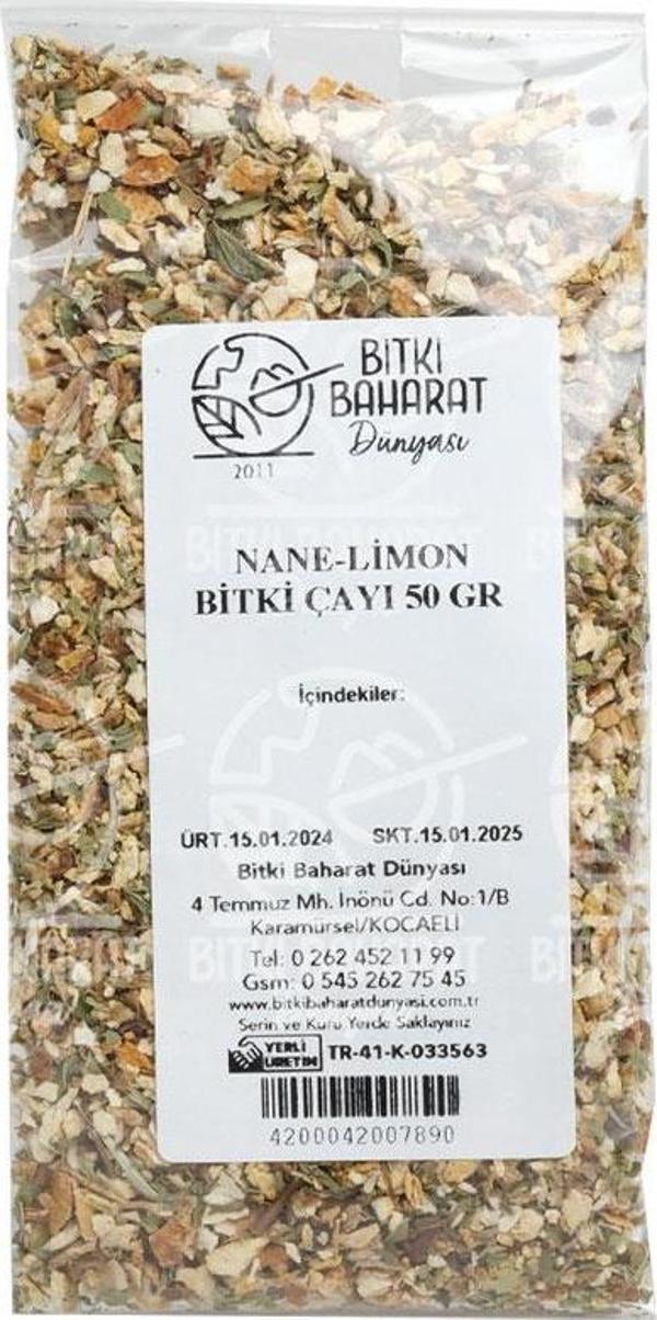 Nane Limon Bitki Çayı 50 Gr - Image 1