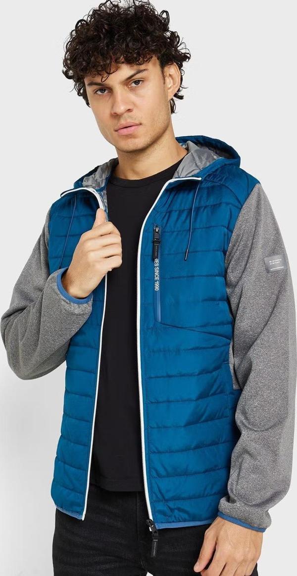 Jack&Jones Erkek Kapüşonlu Hybrid Ceket Mont - 12237780 - Image 1