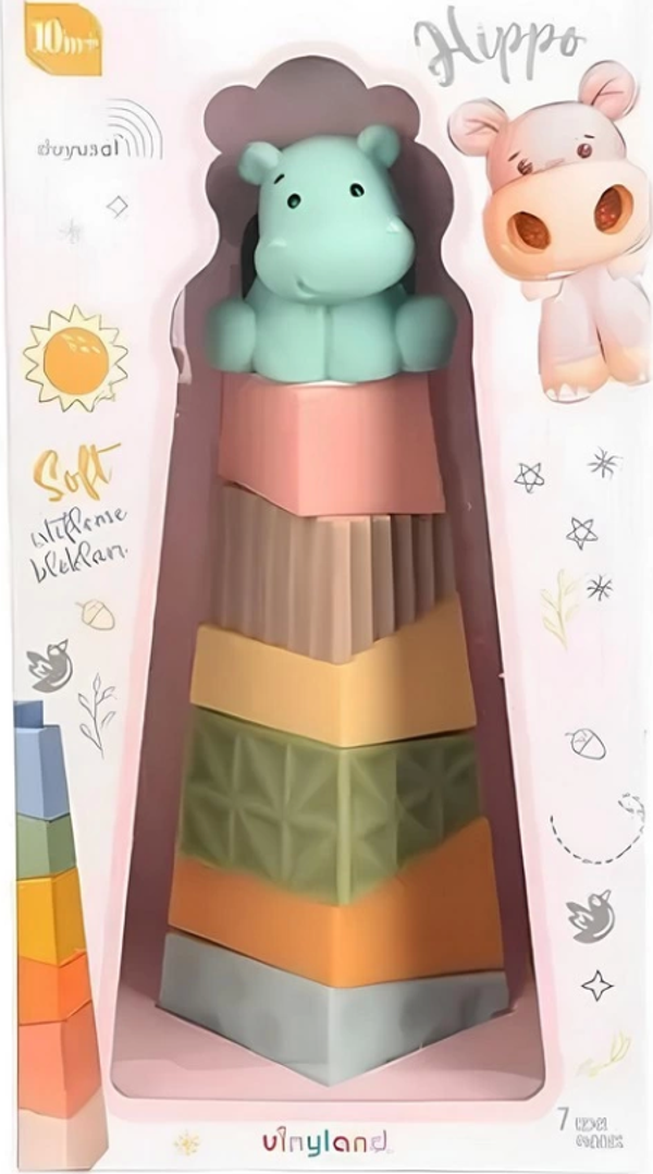 Nessiworld Soft İstifleme Piramit Koala 8'li Set - Image 1