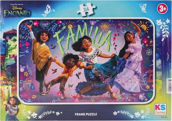 Nessiworld ENC 704 Encanto Familia Frame Puzzle 24 Parça -KS Puzzle - Image 1