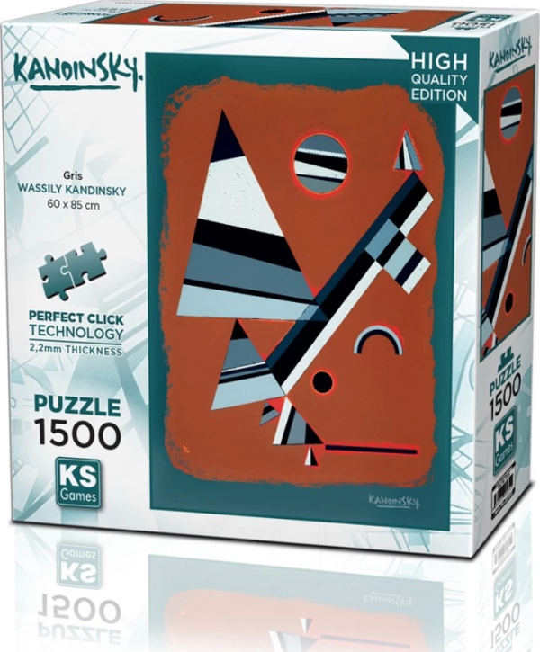Nessiworld Ks Games Gris Puzzle 1500 Parça 22032 - Image 1