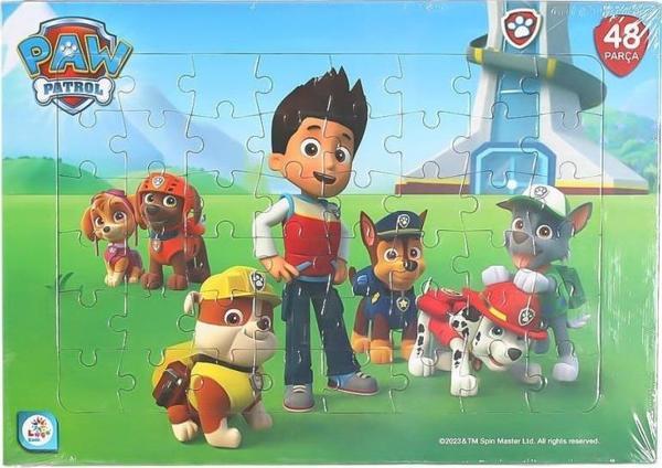 PW7919 Paw Patrol Frame Puzzle 48 Parça -Laço - Image 1