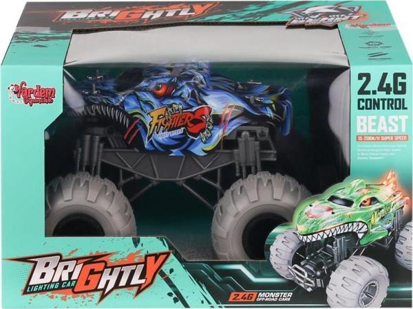 Nessiworld RQ-3045-46-47 Kumandalı Şarjlı Işıklı Off Road Canavar Araba -Vardem - Image 1