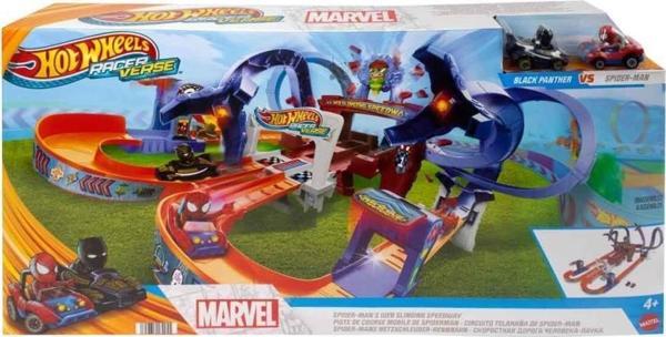 HPL34 Hot Wheels Racerverse Marvel Pist Seti - Image 1