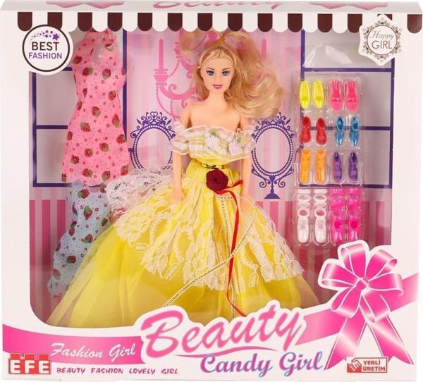 Nessiworld 207 Ayakkabı Setli Candy Girl Bebek -Efe Toys - Image 1