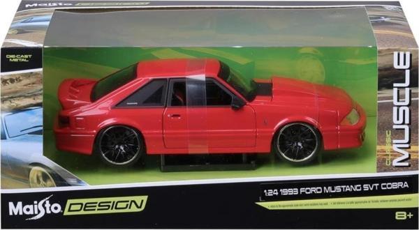 Nessiworld MAY 32549 1:24 1993 Ford Mustang SVT Cobra Model Araba -Necotoys - Image 1