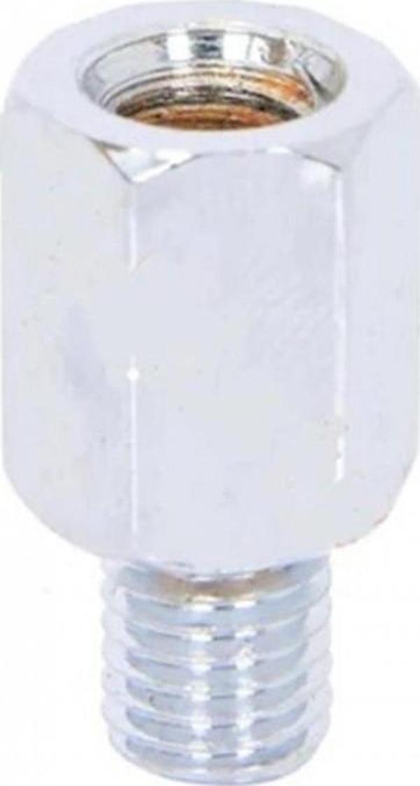 Motomaster Ayna Aparatı Adaptörü Krom +10 -8 (10mm Düzden 8mm Terse) - Image 1