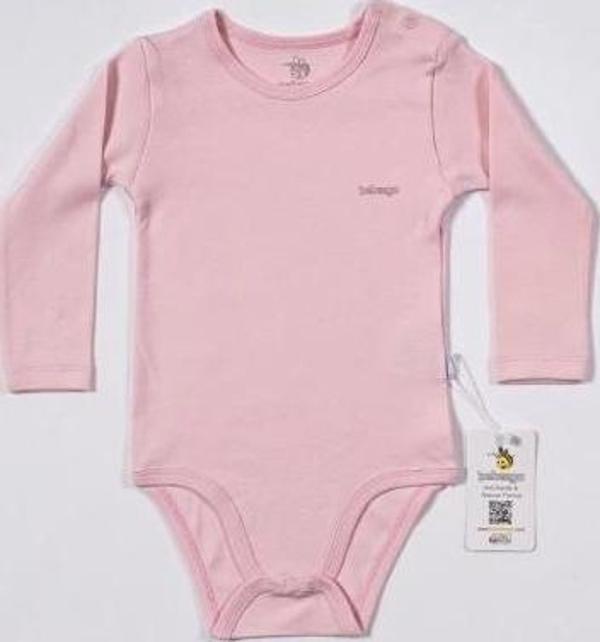 Bebengo BU4024 Basic Uzun Kol Yaş Body Pembe - Image 1
