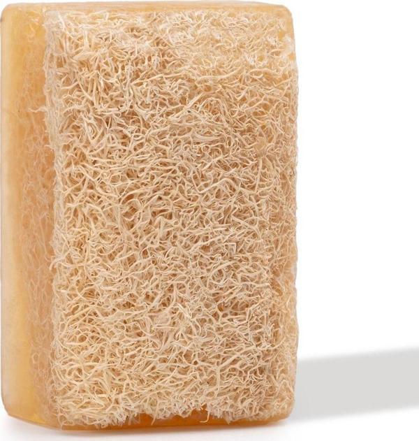 Let'Scrub Doğal Kabak Lifli Pirinç Sabunu - Shea Yağı İle Zenginleştirilmiş Nem Bombası 130 Gr - Image 1