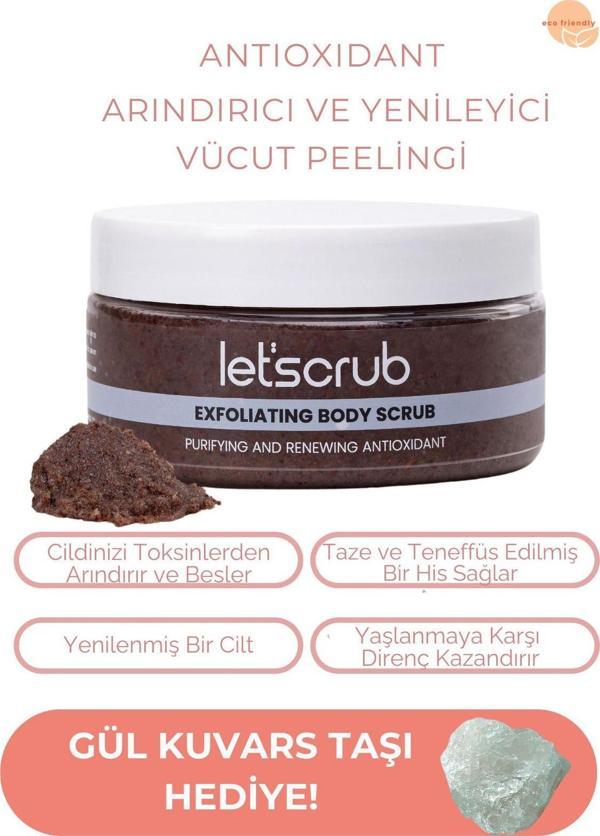 Let'Scrub Antioxidant Vücut Peelingi Üzüm Çekirdekli Arındırıcı Ve Yenileyici Body Scrub 280 Gr - Image 1
