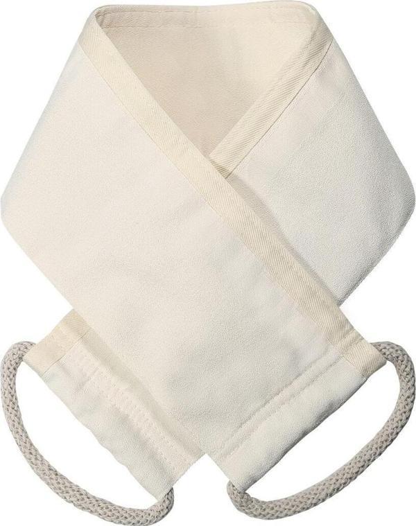 Let'Scrub Krep Sırt Banyo Duş Kesesi %100 Floş Ipek Kadın Ve Erkekler Için Peeling 15X85 Cm - Image 1