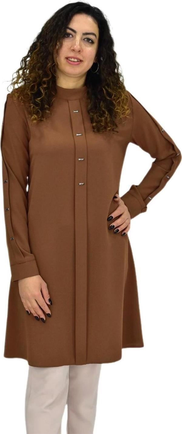 Kadın Köprü Dikişli Puntalı Tunik BGL-ST03600 - Image 1