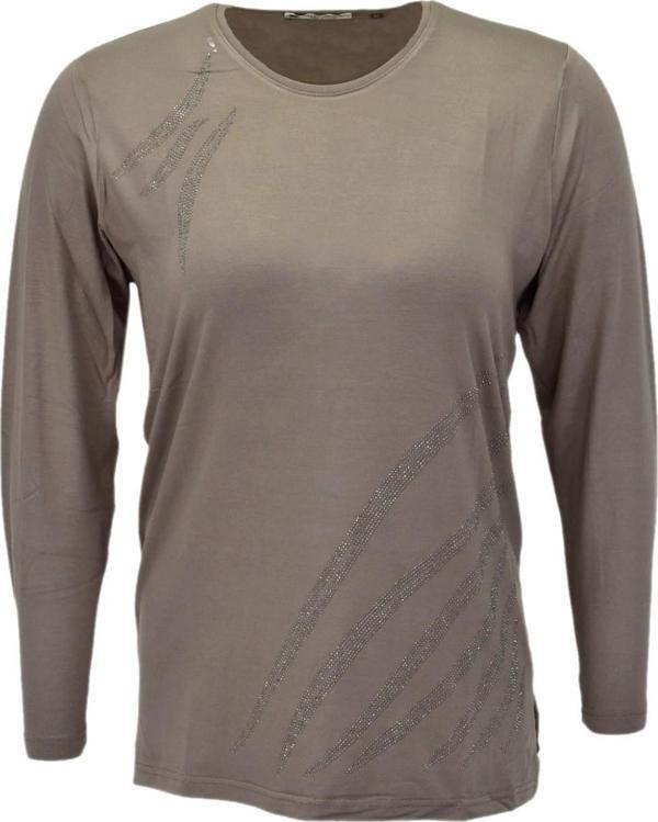 Kadın Uzun Kol Taşlı Bluz BGL-ST03786 - Image 1