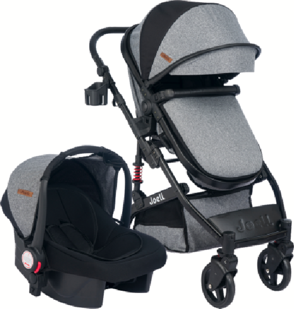 Joell 1713 Truva Travel Sistem Bebek Arabası Siyah Gri - Image 1