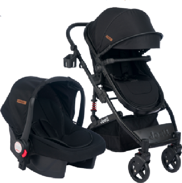 Joell 1713 Truva Travel Sistem Bebek Arabası Full Siyah - Image 1