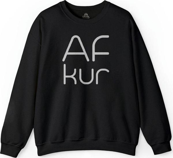 Afkur Af Kur Boş Konuşma Karadeniz Trabzon Of Baskılı Sweatshirt - Image 1