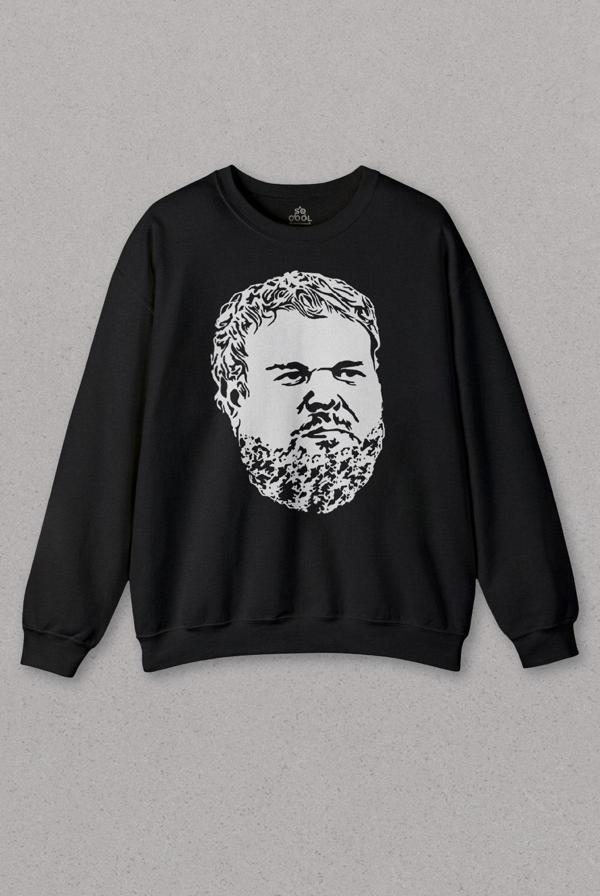 Unisex Sweatshirt Hodor Quote Dizi Game of Thrones Stark Winter Is Coming Baskılı Sweat PSW01S-1345 - Image 1
