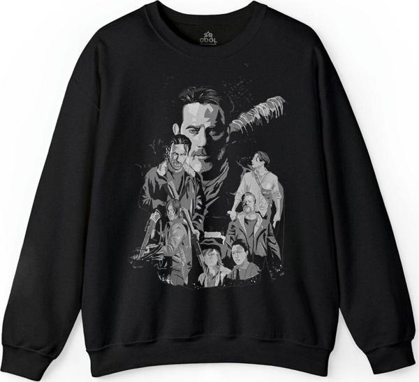 The Ringleader Busted Negan Breaking Bad Br Ba Baskılı Sweatshirt - Image 1