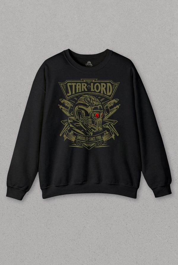 Unisex Sweatshirt Star Lord  Guardians Of The Galaxy 2 Baskılı Sweat - Image 1