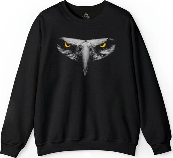 Kartal Kafa Göz Baskılı Şampiyon Baskılı Sweatshirt - Image 1