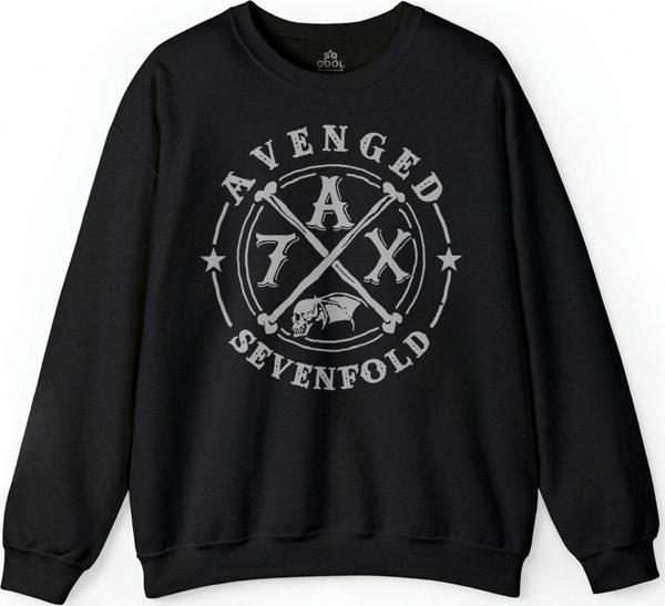 Avenged Sevenfold 7Ax Matt Shadows Rock Music Baskılı Sweatshirt - Image 1
